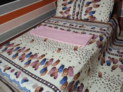 Draps en coton 3 places complet avec couverture